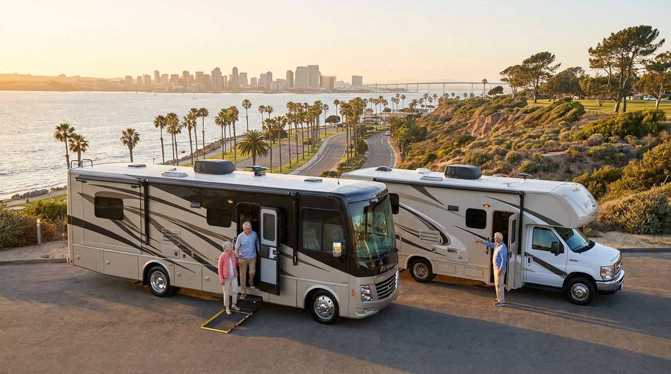 RV Rental Comparison in San Diego for Seniors - Suppliers 2026